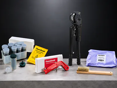 Herramientas, consumibles y accesorios de soldadura exotérmica