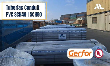 Tuberías PVC SCH40 y SCH80 de GERFOR: Certificación UL 651 en Fábrica Peruana